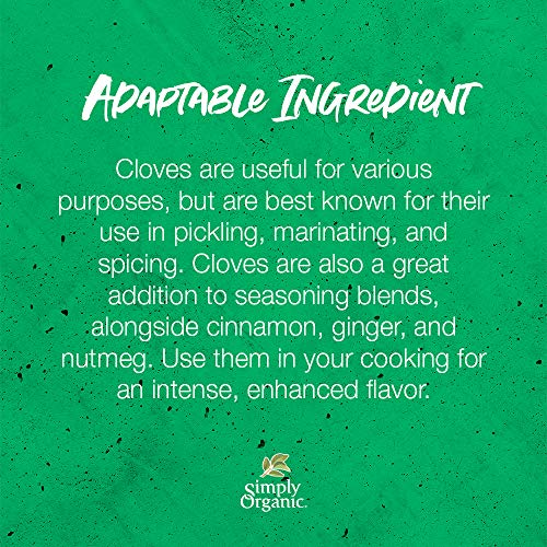 Simply Organic Ground Cloves, Certified Organic | 2.82 Oz | Syzy