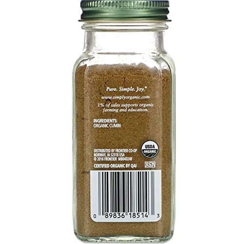 Simply Organic Ssnng Cumin Org Bttl
