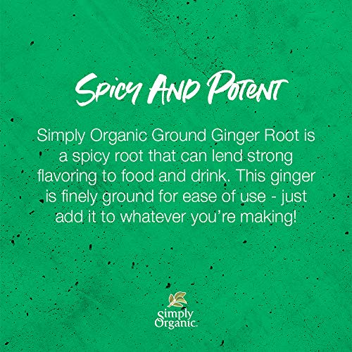 Simply Organic Ground Ginger Root, Certified Organic | 1.64 Oz |