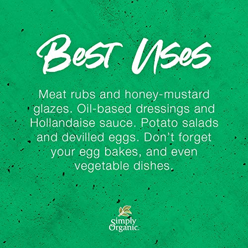 Simply Organic Ground Mustard Seed, Certified Organic | 3.07 oz ...