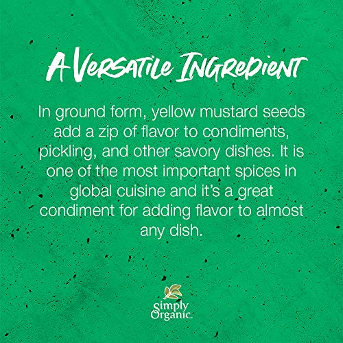 Simply Organic Ground Mustard Seed, Certified Organic | 3.07 oz ...