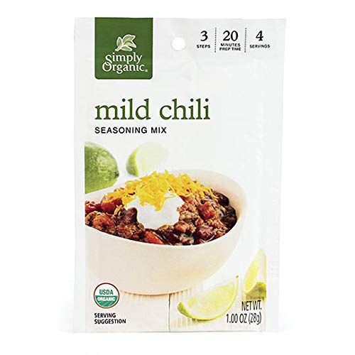 Simply Organic Mild Chili, Certified Organic | 1 Oz