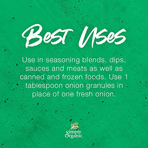 Simply Organic Minced White Onion, Certified Organic | 2.21 Oz |