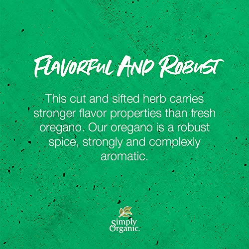 Simply Organic Oregano Leaf Cut &Amp; Sifted Certified Organic, .75