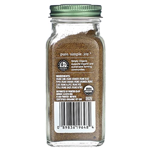Simply Organic Organic Baharat Seasoning, 2.5 OZ