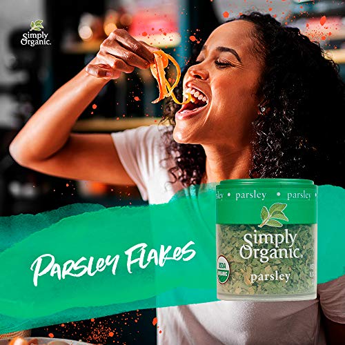 Simply Organic Parsley Leaf Flakes, Certified Organic | 0.07 Oz