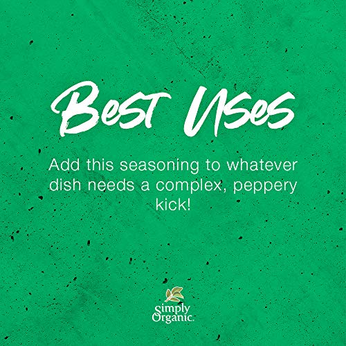 Simply Organic Spice Right Everyday Blends Pepper & More, Certif...