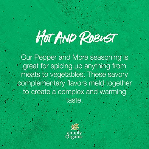 Simply Organic Spice Right Everyday Blends Pepper & More, Certif...