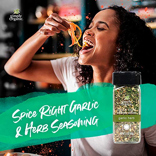 Simply Organic Spice Right Everyday Seasoning Blends, Garlic &Amp; H