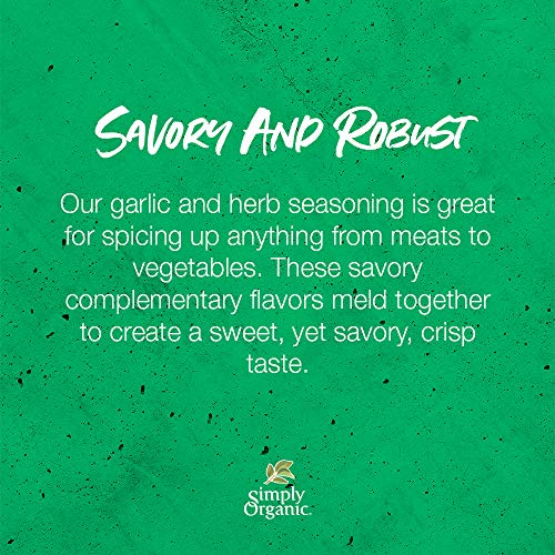 Simply Organic Spice Right Everyday Seasoning Blends, Garlic &Amp; H