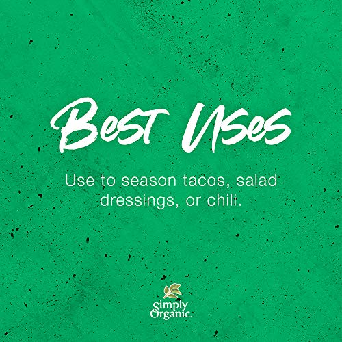 Simply Organic Spicy Taco Seasoning, Certified Organic, Gluten-F