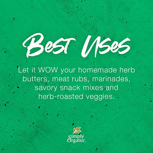 Simply Organic Sweet Basil Leaf, Cut &Amp; Sifted, Certified Organic