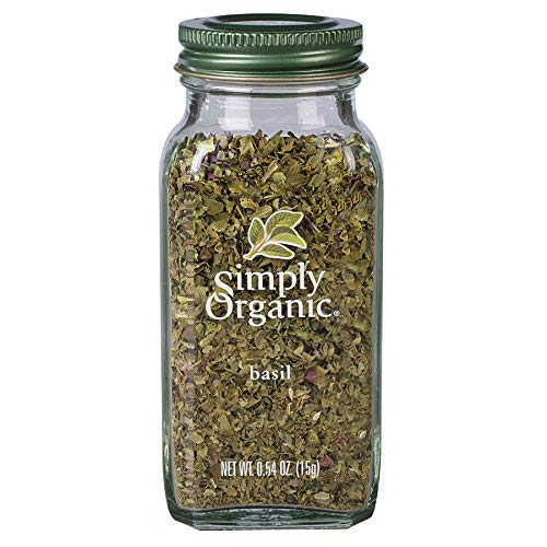 Simply Organic Sweet Basil Leaf, Cut &Amp; Sifted, Certified Organic