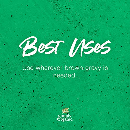 Simply Organic Vegetarian Brown Gravy Mix, Certified Organic, Ve