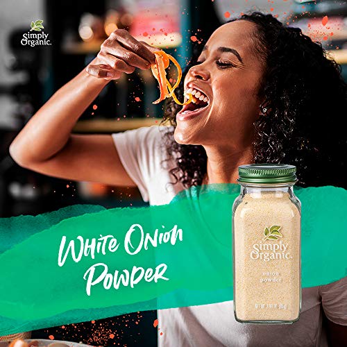 Simply Organic White Onion Powder, Certified Organic | 3 Oz | Pa