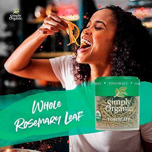 Simply Organic Whole Rosemary Leaf, Certified Organic | 0.21 Oz