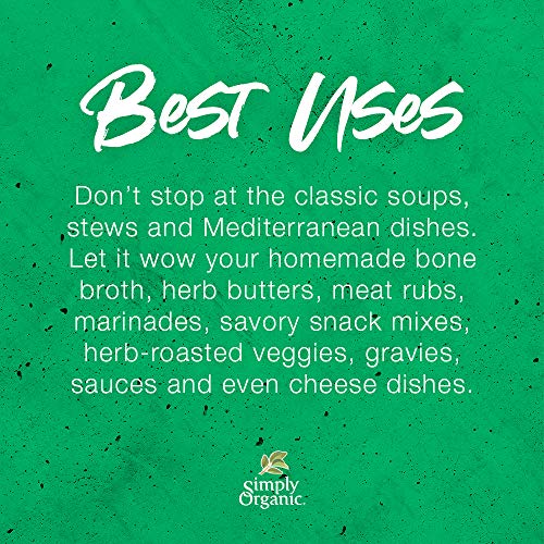 Simply Organic Whole Thyme Leaf, Certified Organic | 0.28 Oz | P