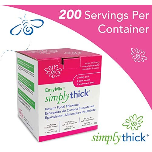 Simplythick Easy Mix 200 Count Of 6G Individual Packet Gel Thick