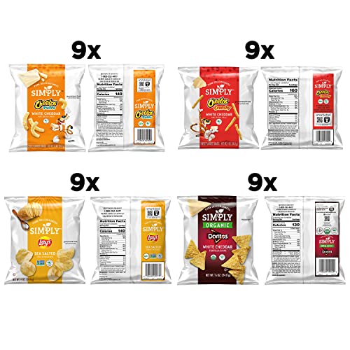 Simply Brand Organic Doritos Tortilla Chips, Cheetos Puffs, 36 C Simply Brand Organic Doritos Tortilla Chips, Cheetos Puffs, 36 C