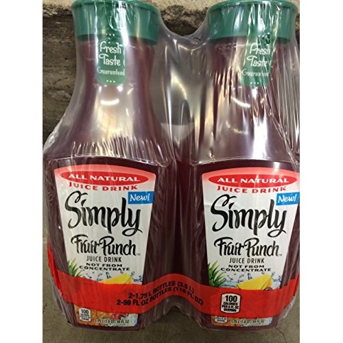 Simply fruit punch juice drink 2-59 fl oz bottles