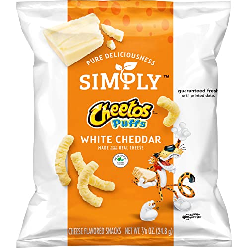 Simply Variety Pack, Cheetos White Cheddar Puffs &Amp; Crunchy, 0.87