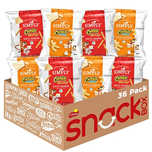 Simply Variety Pack, Cheetos White Cheddar Puffs &Amp; Crunchy, 0.87