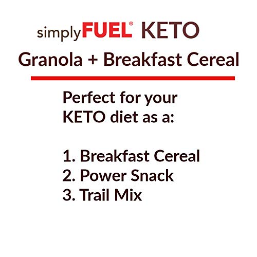 Simplyfuel Keto Nut Granola - 1G Net Carbs - Healthy Breakfast C