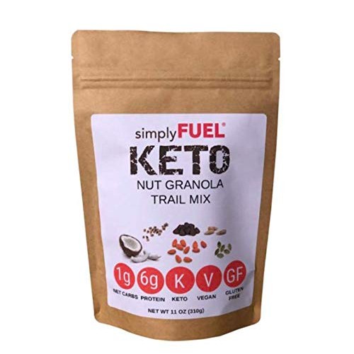 Simplyfuel Keto Nut Granola - 1G Net Carbs - Healthy Breakfast C