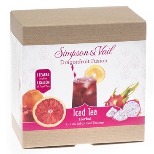 Dragonfruit Fusion Herbal Fruits Iced Teabags 8