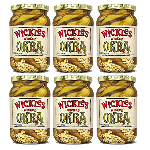 Wickles Wicked Okra, 16 Oz Pack Of 6