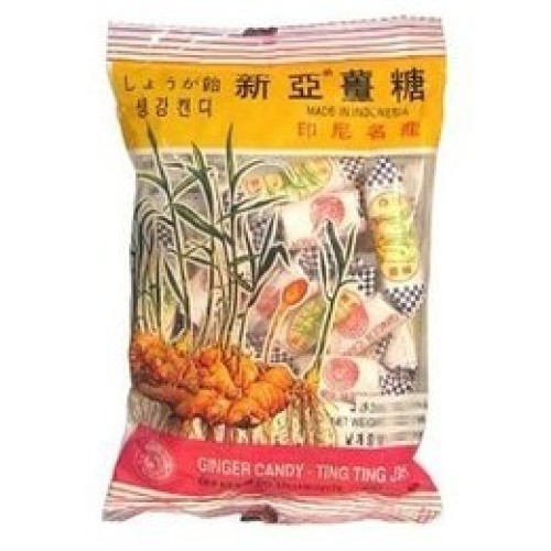 Sina Brand Ting Ting Jahne Ginger Candy Individually Foil Wrappe
