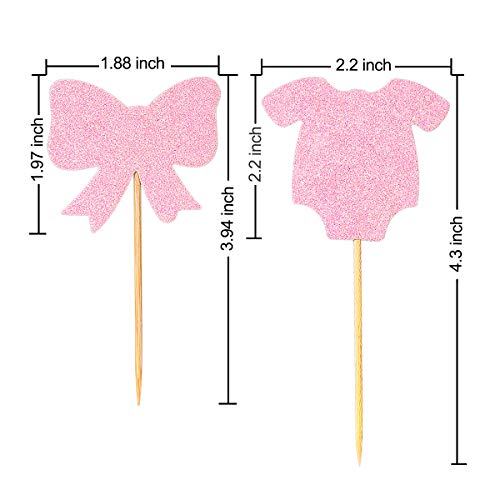 Baby Shower Cupcake Toppers For Girl, Since1989 24 Pack Baby Sho