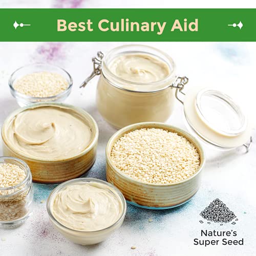 Sincerely Nuts Hulled Sesame Seeds 5Lb Bag | A Heart Healthy S