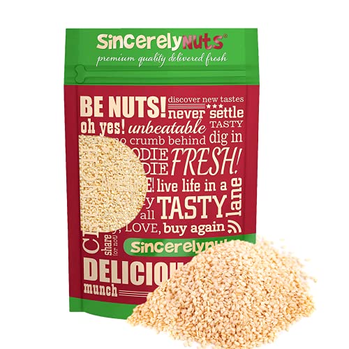 Sincerely Nuts Hulled Sesame Seeds 5Lb Bag | A Heart Healthy S