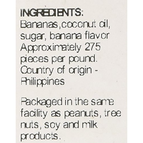 Sincerely Nuts Banana Chips Sweetened 5 Lb - Gluten-Free Foo