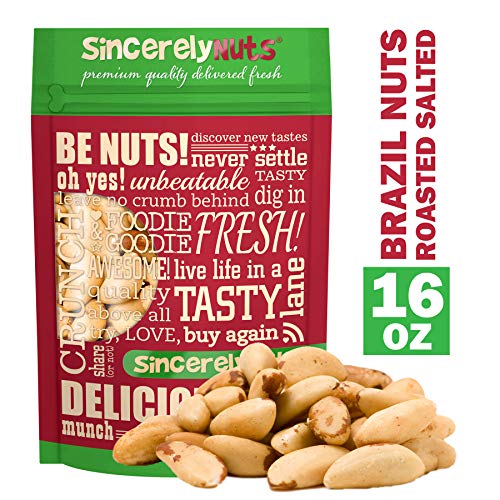 Sincerely Nuts Brazil Nuts Roasted And Salted 1 Lb. Bag | Deli