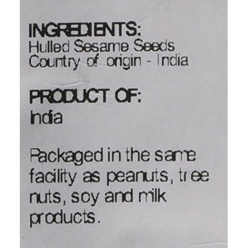 Sincerely Nuts Hulled Sesame Seeds 2Lb Bag | A Heart Healthy S