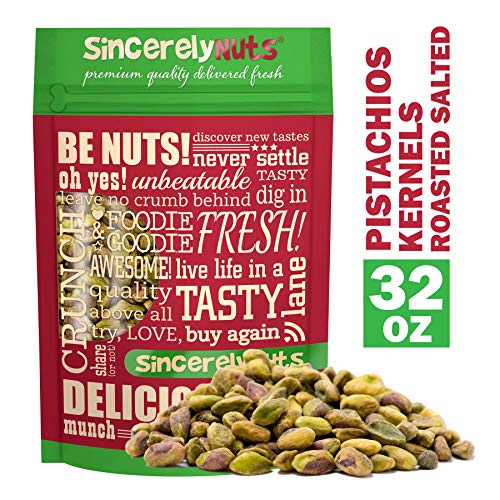 Sincerely Nuts Pistachios Roasted And Salted Kernels Meats No