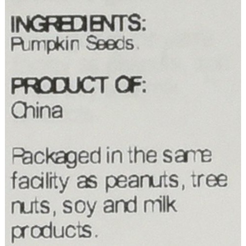 Sincerely Nuts Pumpkin Seeds Pepitas Unsalted No Shell 5lb ba...
