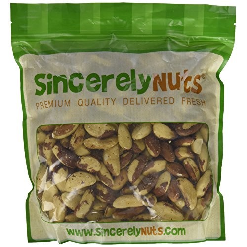 Sincerely Nuts Raw Brazil Nuts No Shell 3Lb Bag | Premium Heal