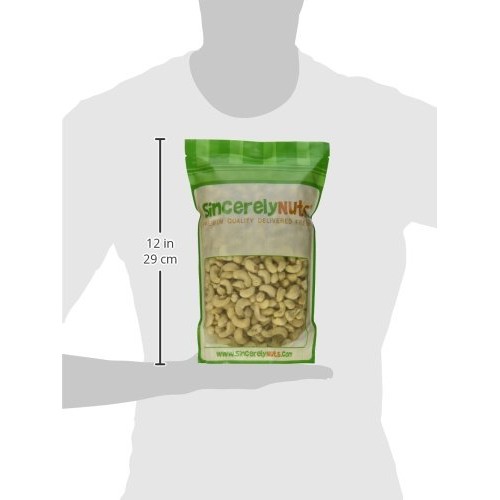 Sincerely Nuts - Raw Cashews Whole And Unsalted | Two Lbs. Bag |