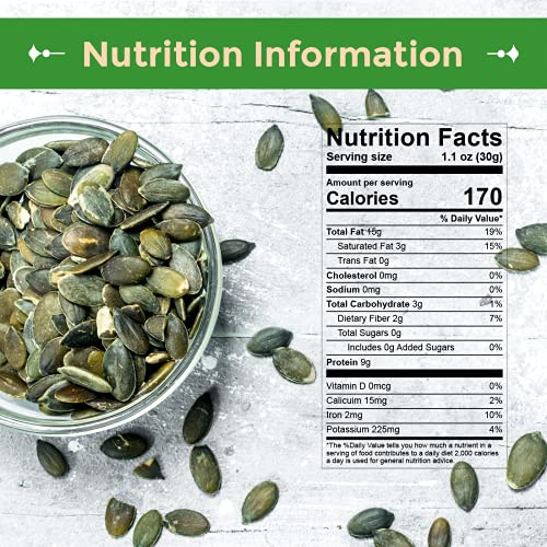 Sincerely Nuts - Raw Shelled Pepitas Pumpkin Seeds Unsalted 5