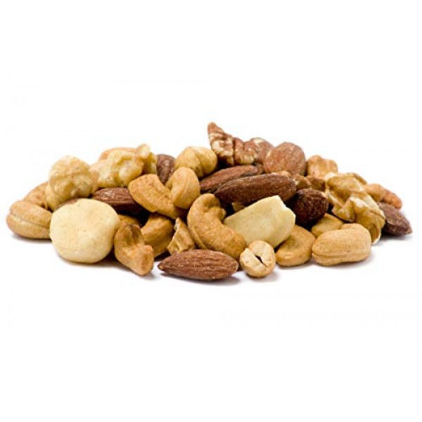 Sincerely Nuts Roasted & Unsalted Mixed Nuts 5 LB Almonds, Cas...