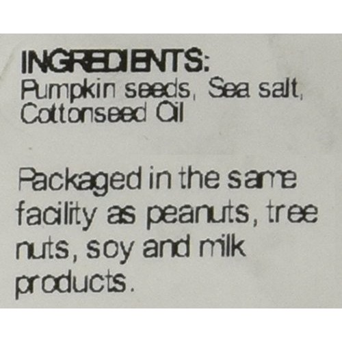 Sincerely Nuts Shelled Pepitas Pumpkin Seeds Salted 1 lb bag ...