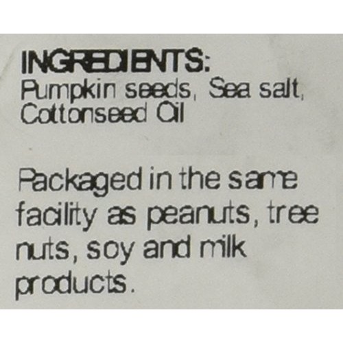 Sincerely Nuts Shelled Pepitas Pumpkin Seeds Salted 1 lb bag ...