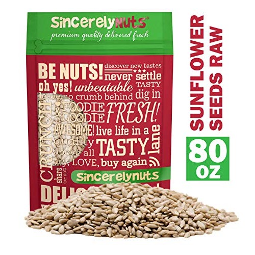 Sincerely Nuts Sunflower Seed Kernels Raw No Shell 5Lb Bag |