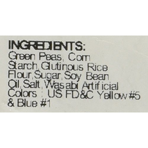 Sincerely Nuts Wasabi Peas 1 Lb - Great For Salads Or A Snack-