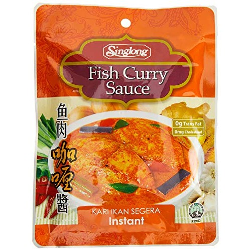 Sing Long Fish Curry Sauce, 1 Pack, 120g
