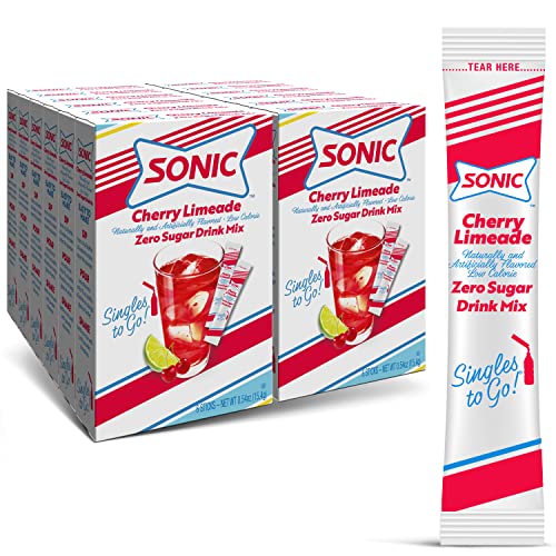 Sonic Singles To Go Powdered Drink Mix, Cherry Limeade, 6 Sticks...