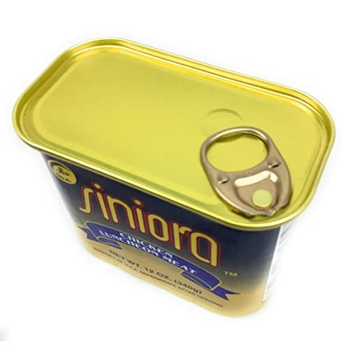 Siniora Chicken Luncheon Meat, Halal, Ready To Eat Meals,12 Oz.